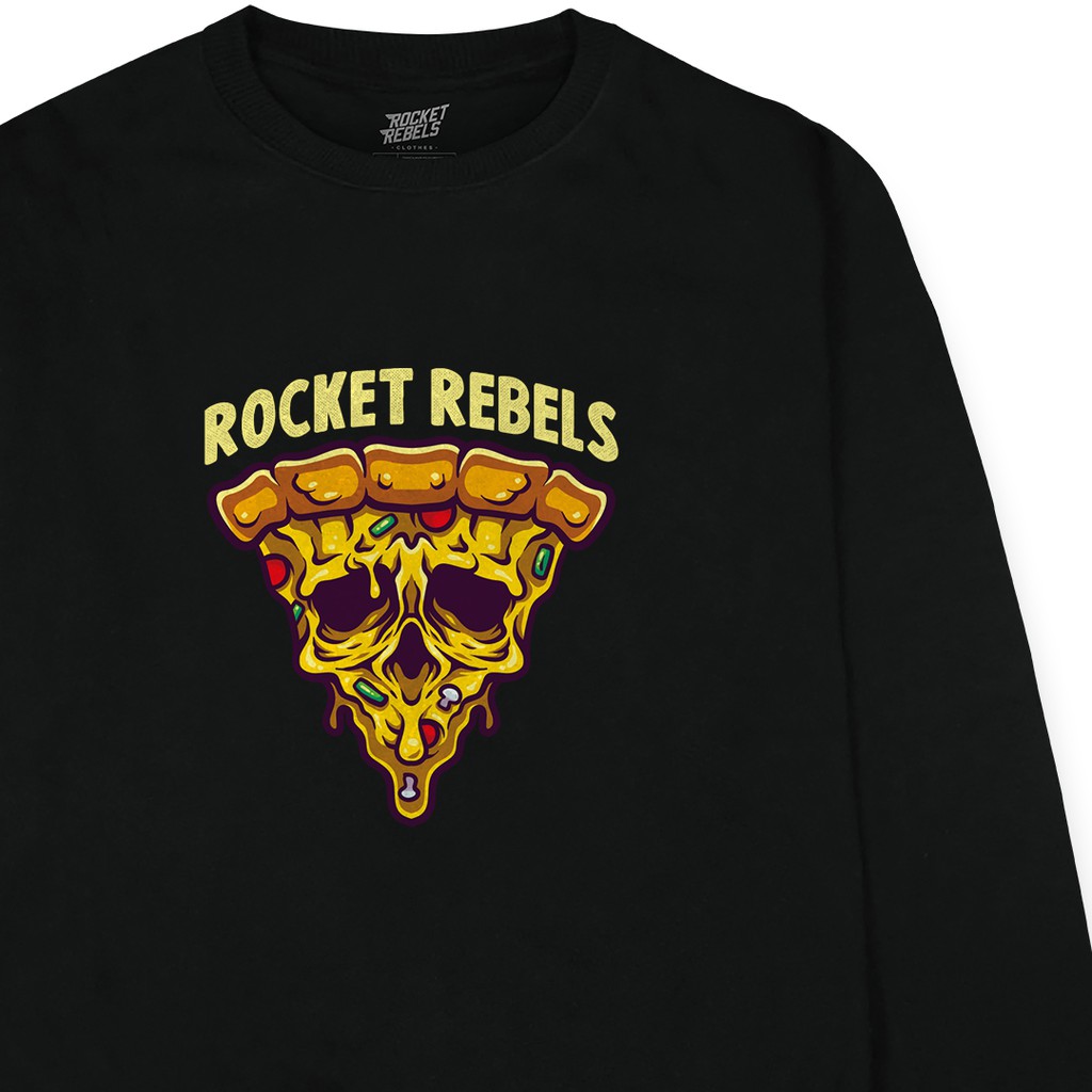 ROCKETREBELS Sweater Original Pizza Cotton Fleece Premium