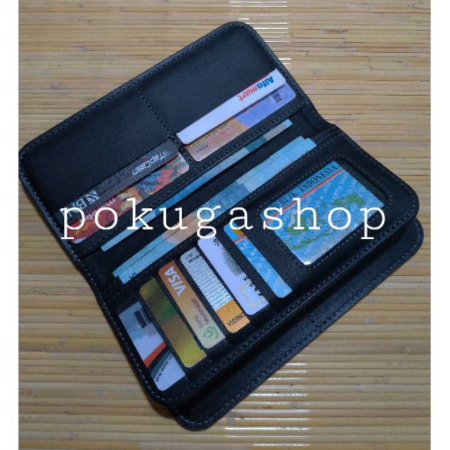 Dompet kulit panjang pria wanita bisa pakai asli kulit garut / dompet kulit asli garut