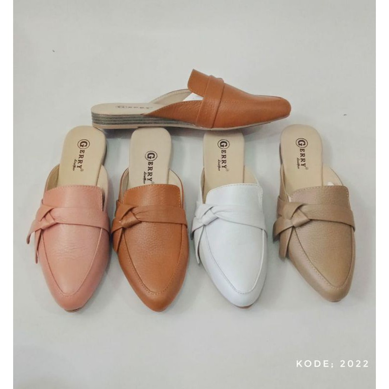 Sepatu Tutong Wanita Terbaru Kulit Asli Papirut Garut