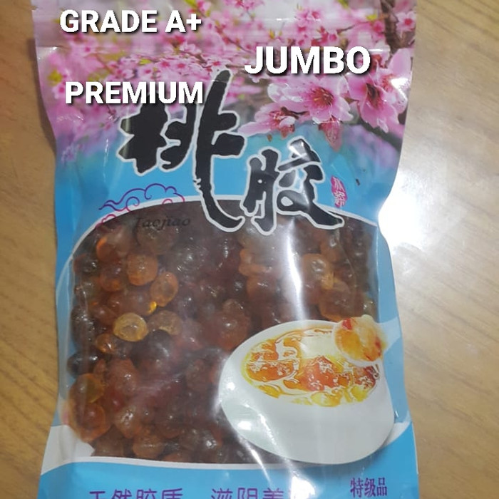 

promo Peach Gum Mutiara Grade AA/A+ (JUMBO) Tao Jiao Healthy Collagen 100gr