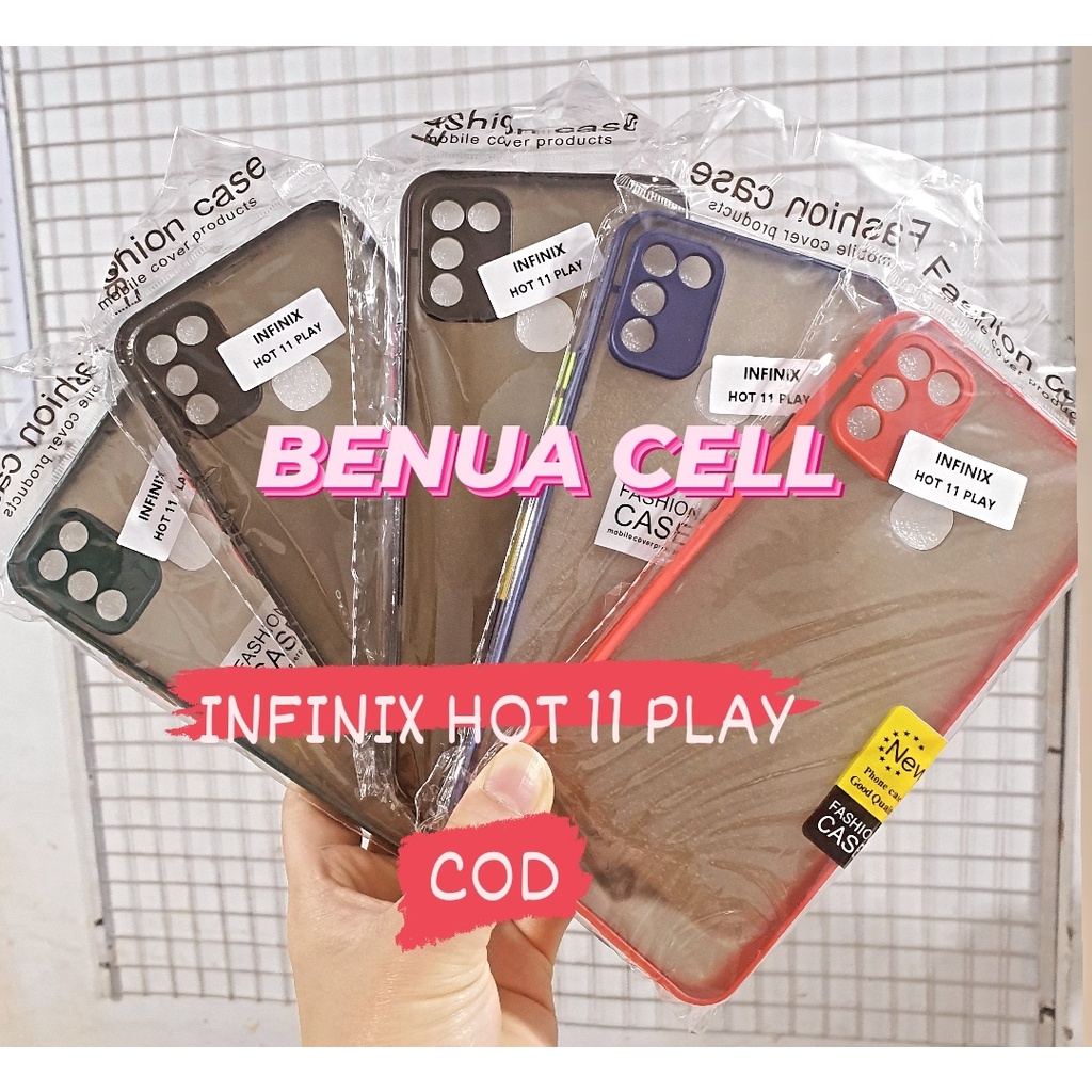 INFINIX HOT 11 PLAY - CASE DOVE + RING KAMERA INFINIT HOT 11 PLAY - CASE MATTE - BC