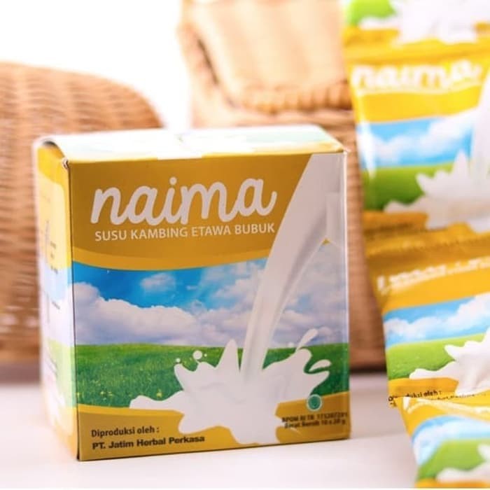 

Naima Susu Kambing Etawa Bubuk Propolis Bee Polen BPOM