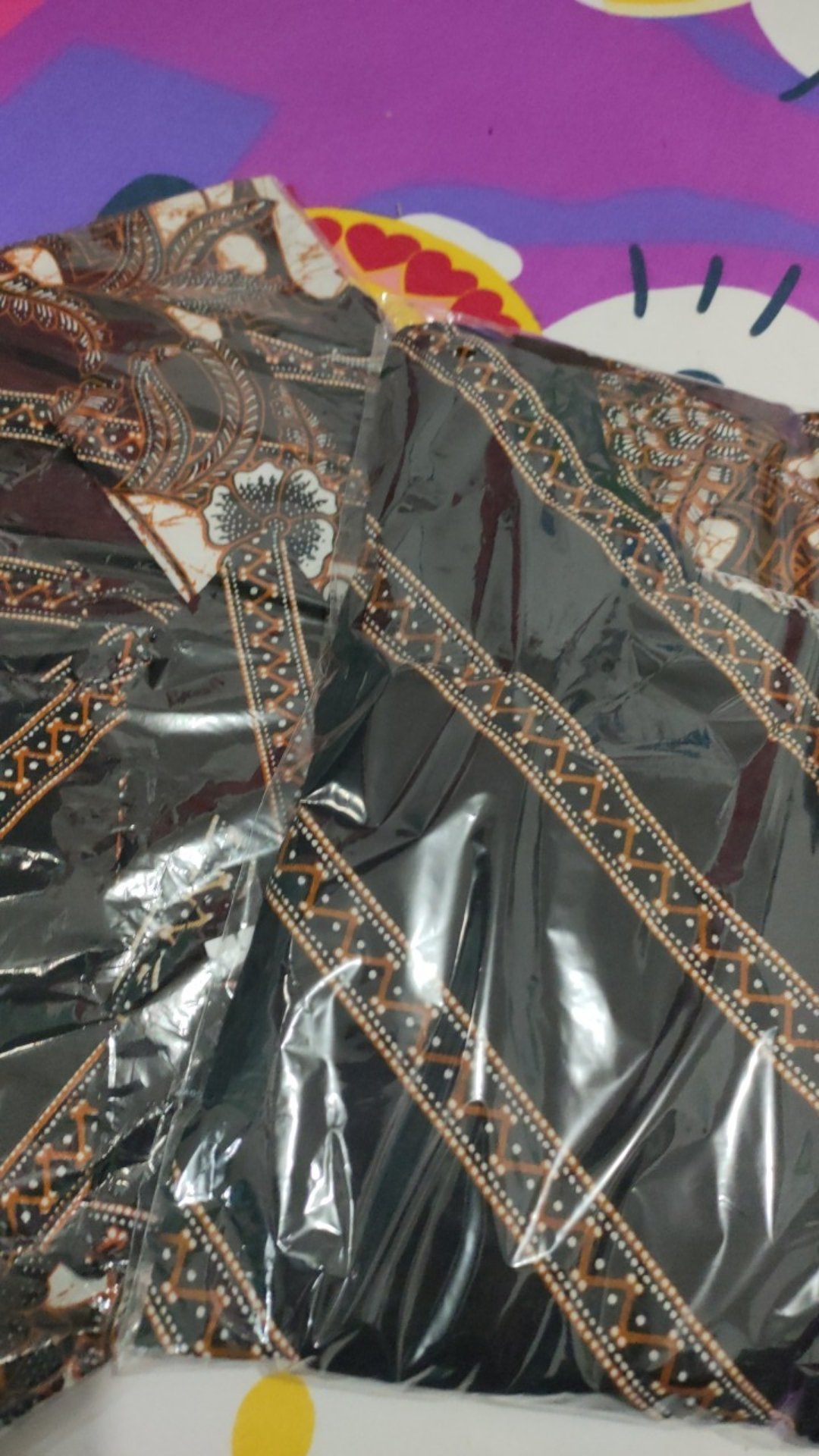 Special Baju Batik Couple Set Gamis Motif Naga Meong & Kawan2