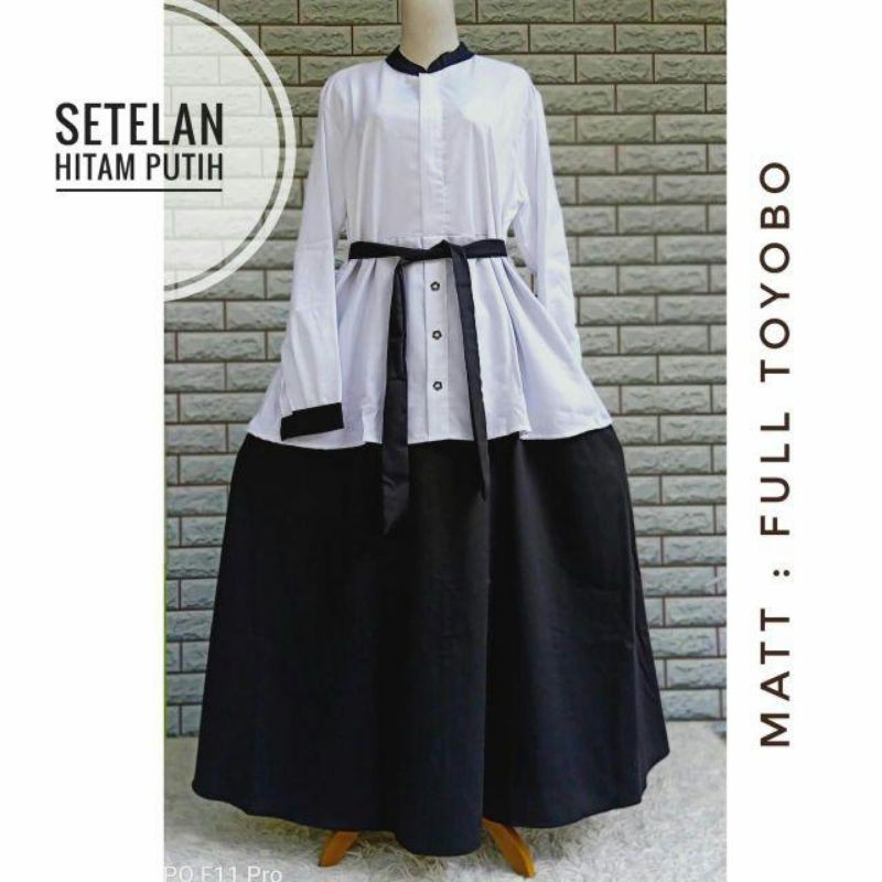 Gamis Hitam putih || Pemda|| Khaky ||Army|| Pramuka