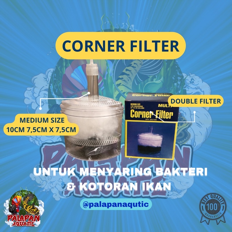 Jual Filter Air Aquarium / Corner Filter Aquarium Shopee Indonesia