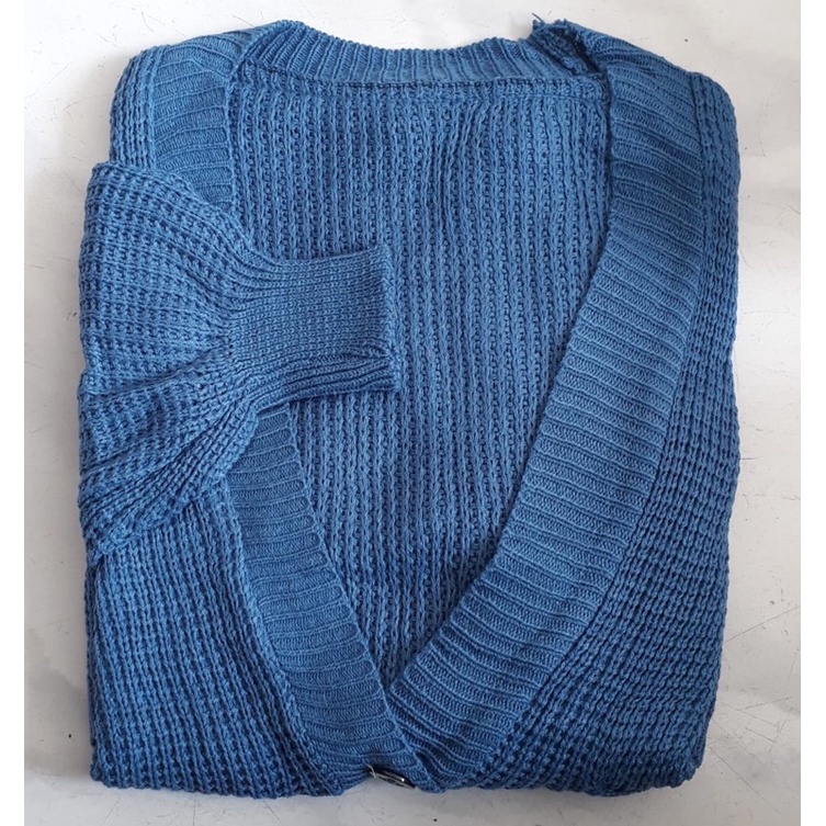GRACIA CARDIGAN RAJUT WANITA || CARDY 7GT || OUTER CARDY-DENIM