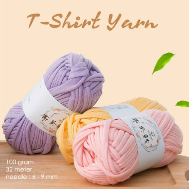 T-shirt Yarn / Benang Rajut T-Shirt