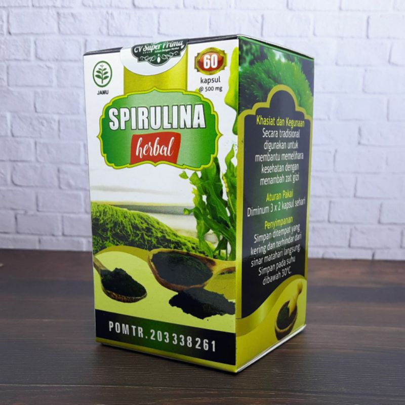 SPIRULINA Masker Fenomenal Herbal Original Tanpa Efek Samping