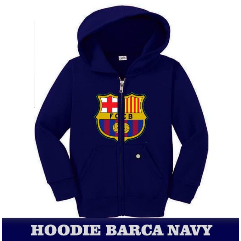 SWEATER ZIPPER HOODIE BARCA