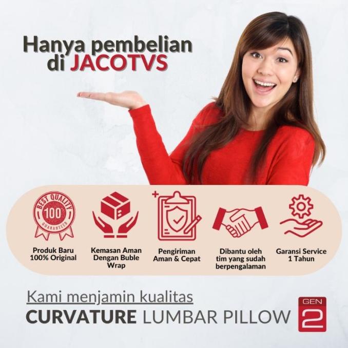 Bd648 Jaco Lumbar Pillow Gen 2 Alat Terapi Saraf Terjepit