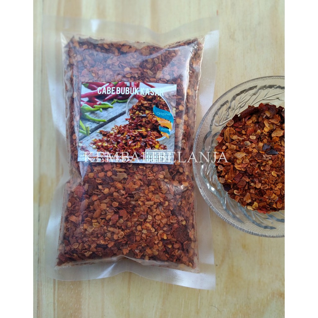 Cabe Bubuk Kasar/ Cabe Flake 250 Gram