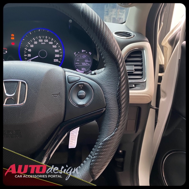 Cover Stir Mobil Sarung Setir Mobil Motif Carbon Universal Kualitas Terbaik