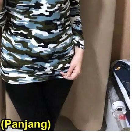 Army Lengan Panjang / atasan wanita bestseller murah /Kaos Army Lengan Panjang