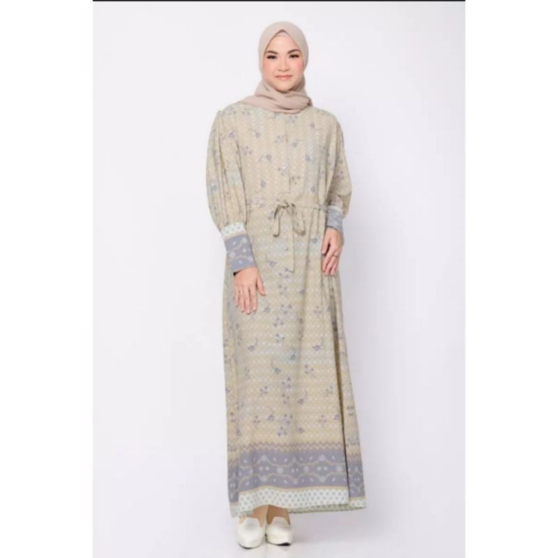 Bia x Poppy Bunga by Zaskia Mecca Dress Gamis Pakaian Muslim - Prita Size M