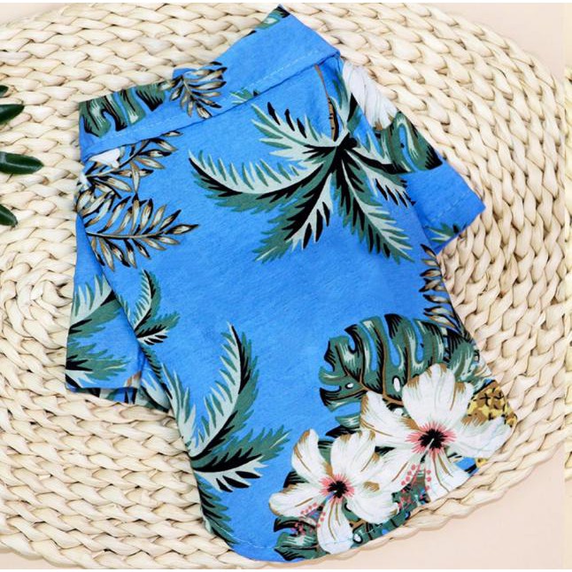 Baju Kemeja Pantai HAWAII Pet Anjing Kucing