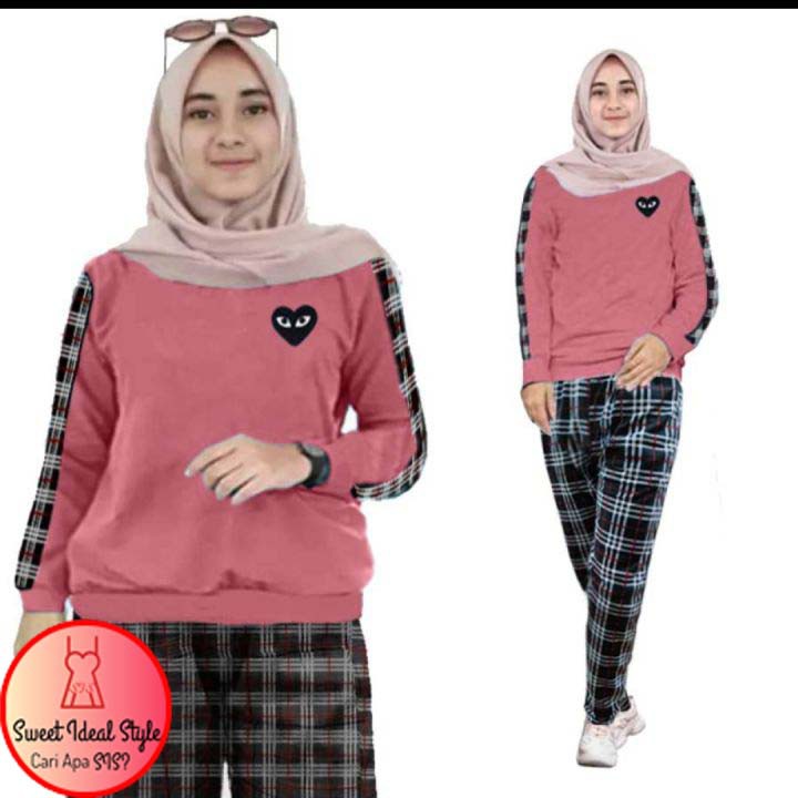 LVB Setelan Training Wanita/Track Suit Wanita/Setelan Kasual Wanita/Uk.XL-XXL-3XL NEW PL^Y Kas/Tr