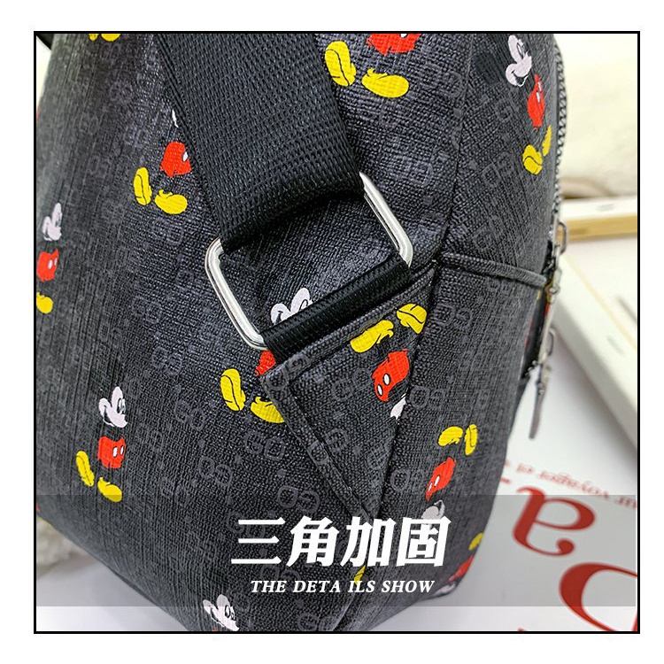 Tas Selempang Wanita Tas Import Waist Bag Wanita Sling Bag Wanita Karakter PU Leather Azgalery T205