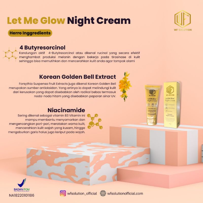 LET ME GLOW Night cream