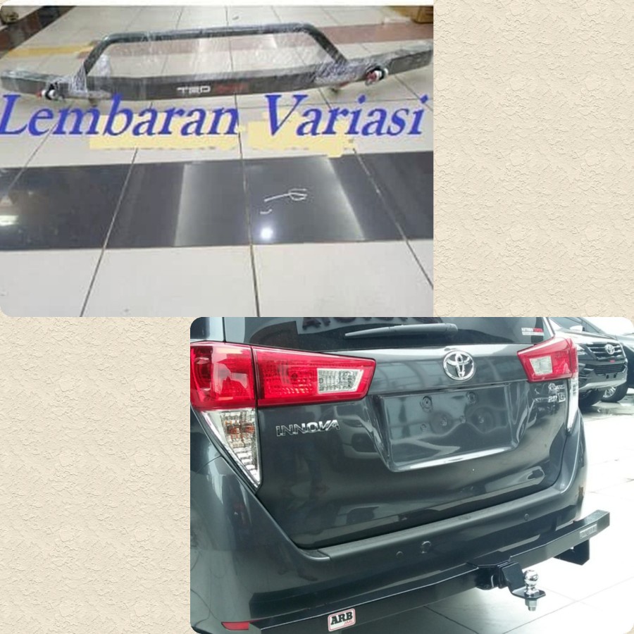 Paket Tanduk Depan Besi Mobil dan Towing Bar ARB Innova Reborn