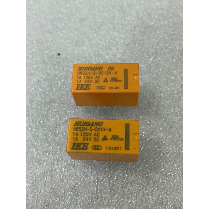 Relay 12v 8 pin 24v 8 pin HKE Kuning - 12v