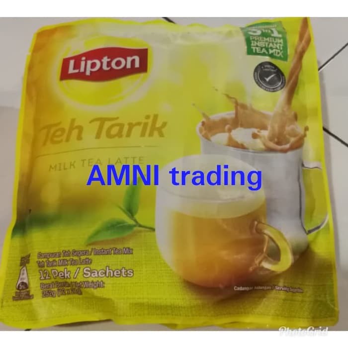 

LIPTON Teh Tarik Milk tea Latte 12sachet x 21g TERMURAH - tth1633