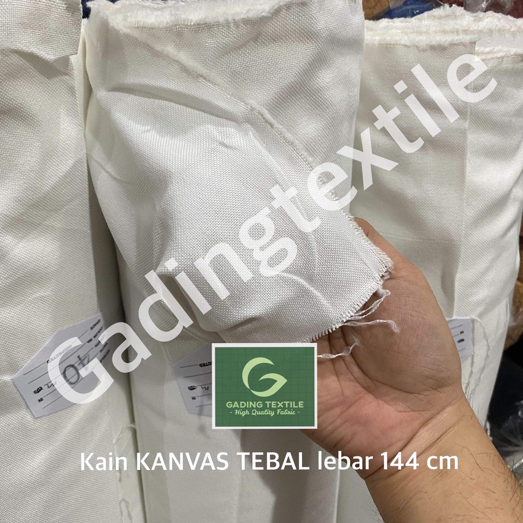 ( per 1 roll ) kain KANVAS TEBAL canvas gray greige lebar 144 cm isi 40 meter warna putih beras BW bahan diy tas totebag tote goodie bag souvenir alas sepatu dekorasi dekor tirai hordeng gorden alas piknik kerajinan tangan printing sublime sublim