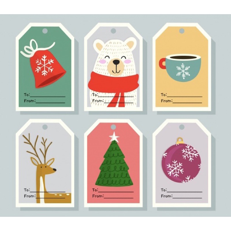 

CHRISTMAS TAG (isi 50 pcs)