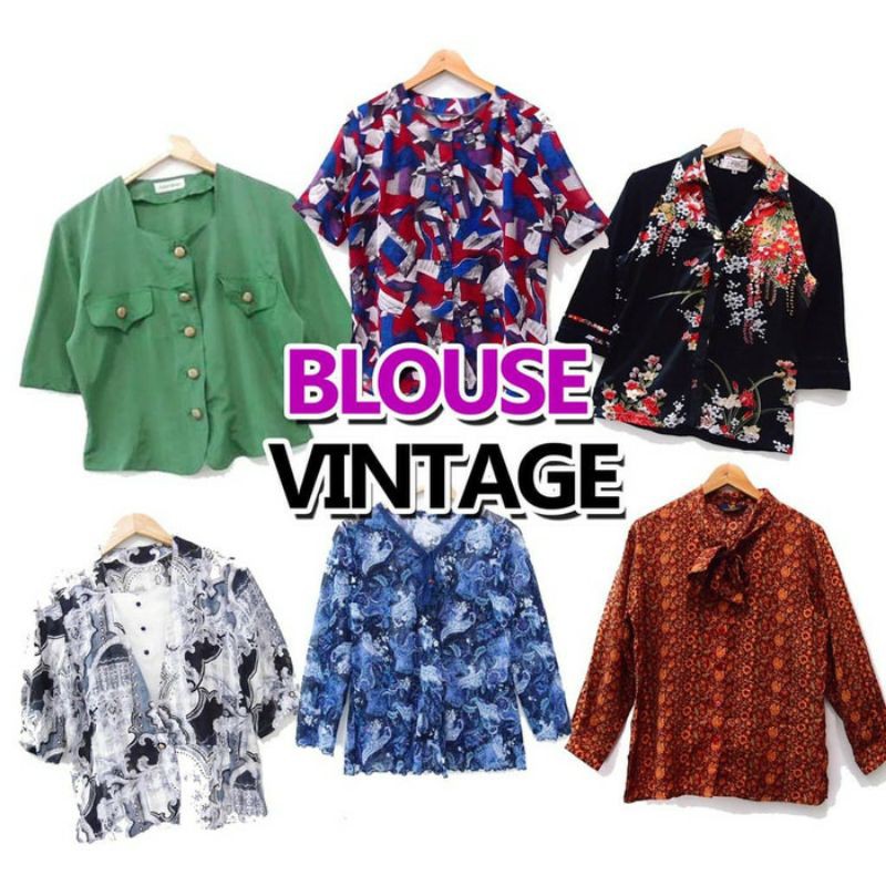 PAKET USAHA BAJU VINTAGE ISI 8 PCS 150RB