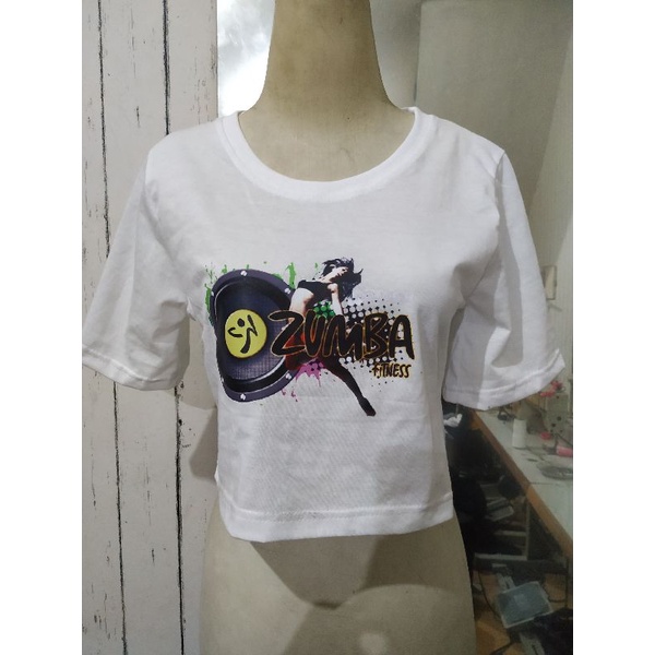 N2-KAOS KROP TOP ZUMBA DAN AEROBIC SPORTY