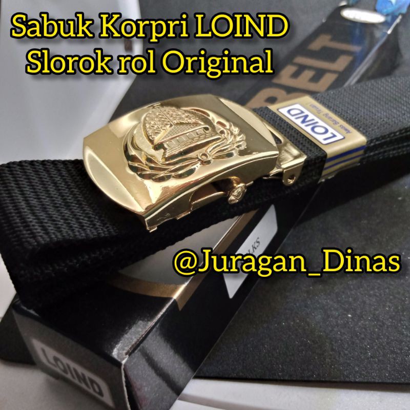 GESPER IKAT PINGGANG PDH SABUK KORPRI PNS LOIND SLOROK ROL ORIGINAL NON BRASO