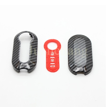 Rumah / Casing Kunci Remote Mobil 3 Tombol Plastik ABS Warna Hitam Untuk Fiat Ducato 500L Panda Grande Punto Lancia Musa