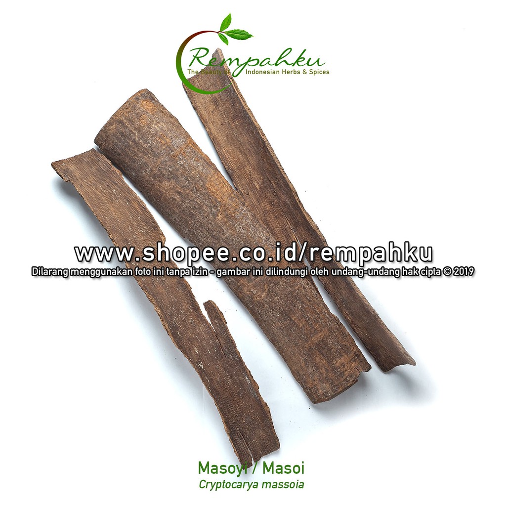 Rempahku - Kulit KAYU MASOYI 1kg Mesoyi Masohi Masoi Jamu Herbal Obat
