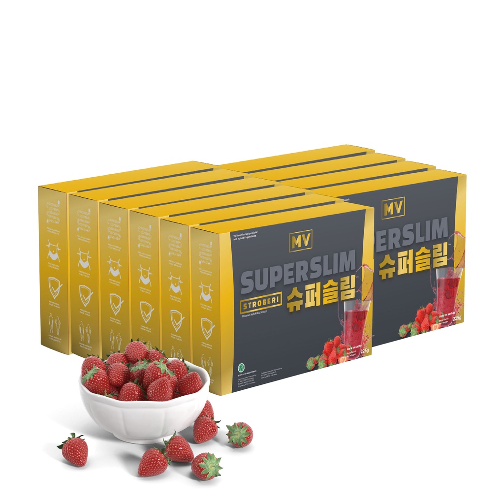 MVSUPER - SLIM MVSUPERSLIM 10 Month Supply Herbal Alami Pelangsing Slimming Detox Pelancar BAB Diet Anti Ribet All you can eat tetap fit mvsuperslim