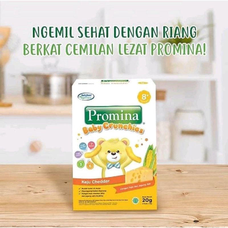 Promina Baby Crunchies Snack  20gr 8m+/ Cemilan anak