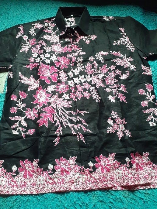 Batik Couple Keluarga Sania Ruffle Ori Ndoro Jowi Dnt Motif Cibulan