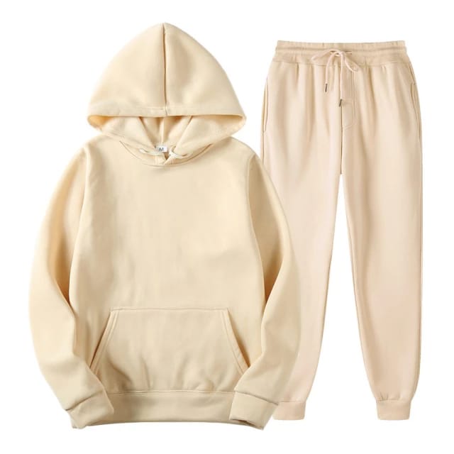 Setelan Sweat Pants &amp; Jumper Hoodie Basic II Set Celana Jogger Panjang &amp; Sweater Hoodie Polos ( Pria &amp; Wanita )