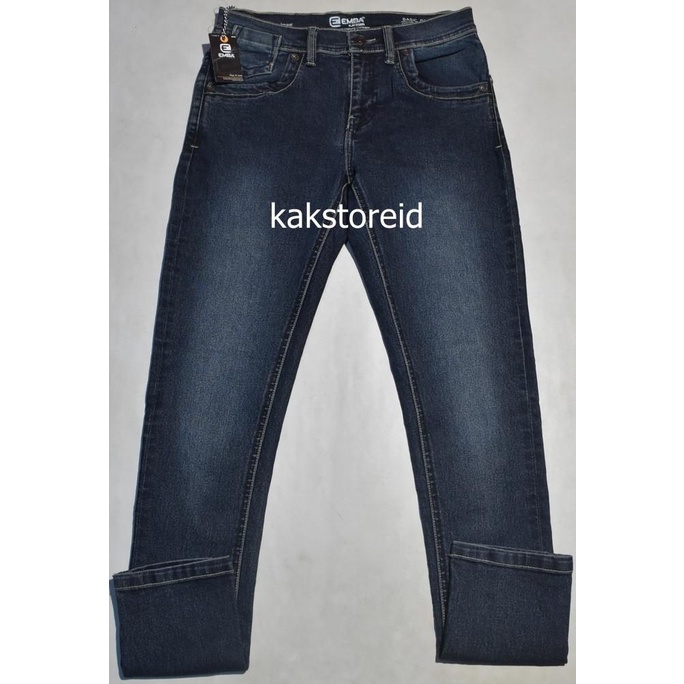 Celana Panjang Pria Emba Jeans Denim Tua Slimfit Ejs 10 Original & Rea Trilobashop