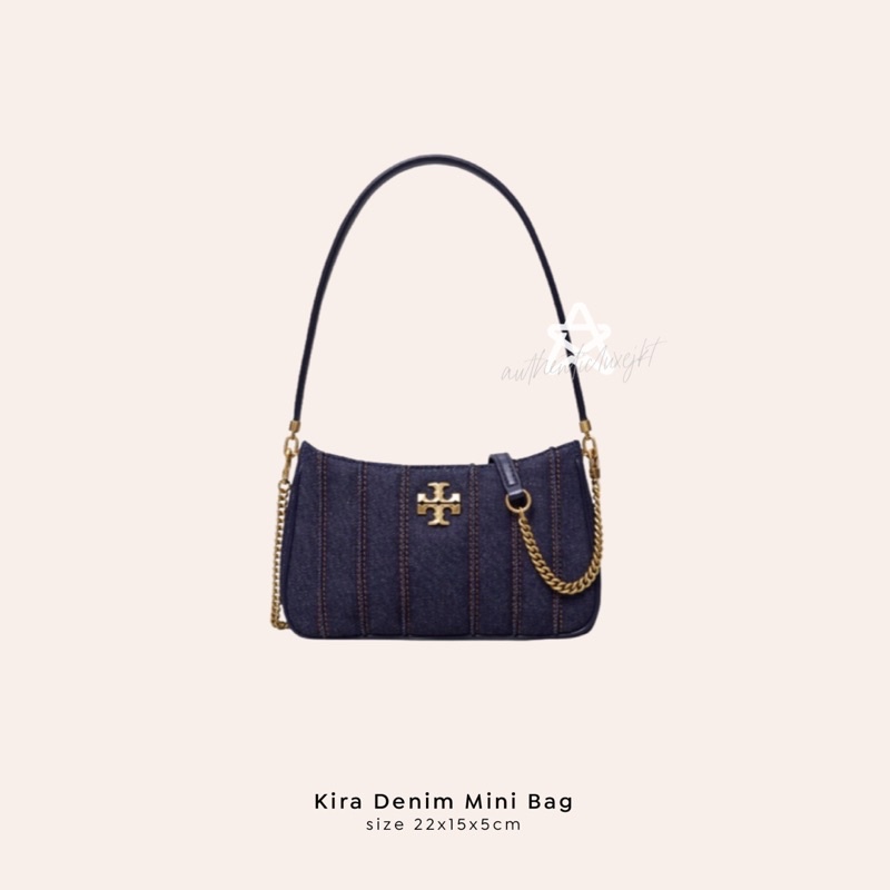 [READY • GRATIS ONGKIR] TB KIRA DENIM MINI BAG