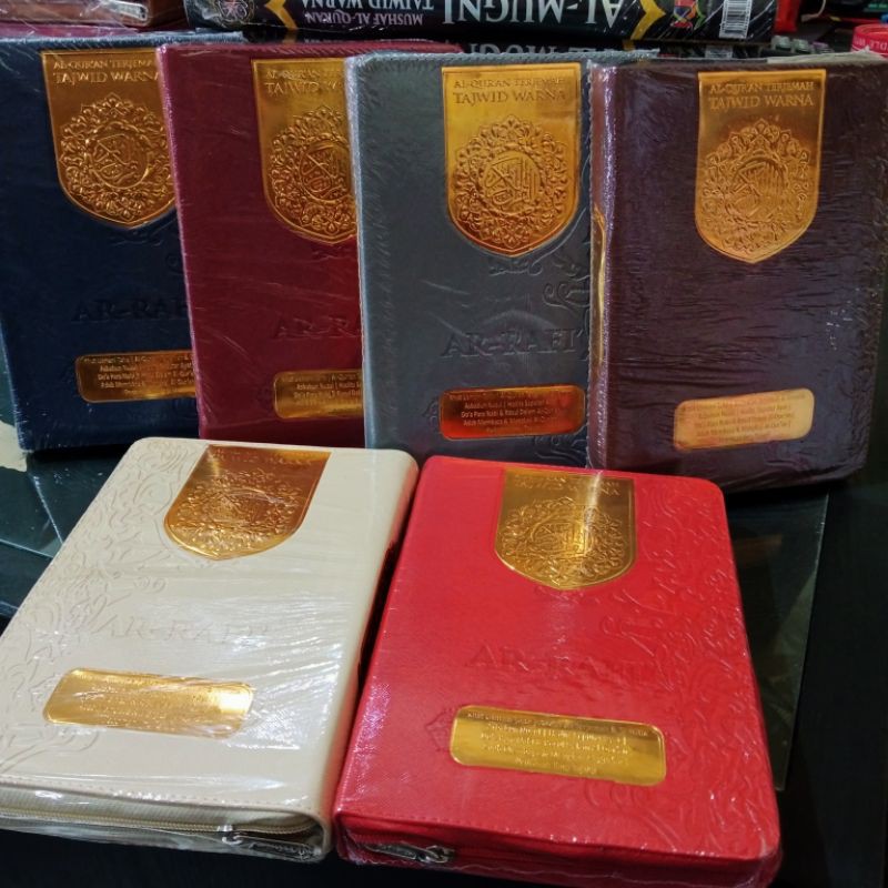 al quran dompet terjemah ar rafi, tajwid warna sedang A5 15×21cm