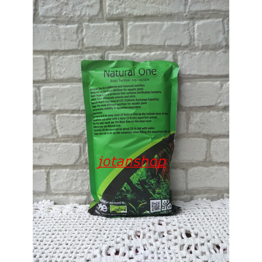 natural one pupuk dasar aquascape naturalone 1 kg