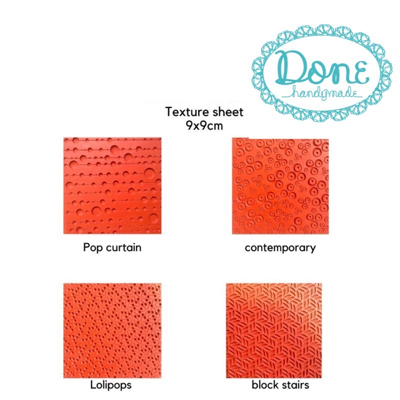 Cernit texture sheet lembar tekstur clay lembar cetak ukir clay rust