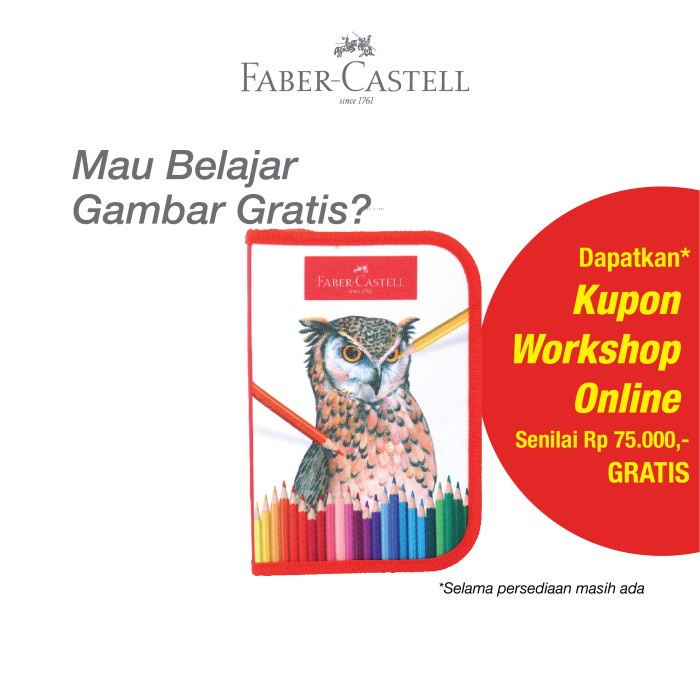 

(TERLARIS) Faber-Castell Creative Coloring Set