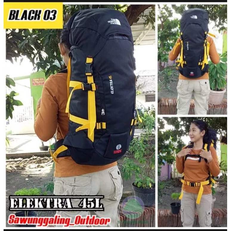 Terbaru TNf 45 Liter Tas Gunung TNf 50 Liter Tas Hiking tas Carrier