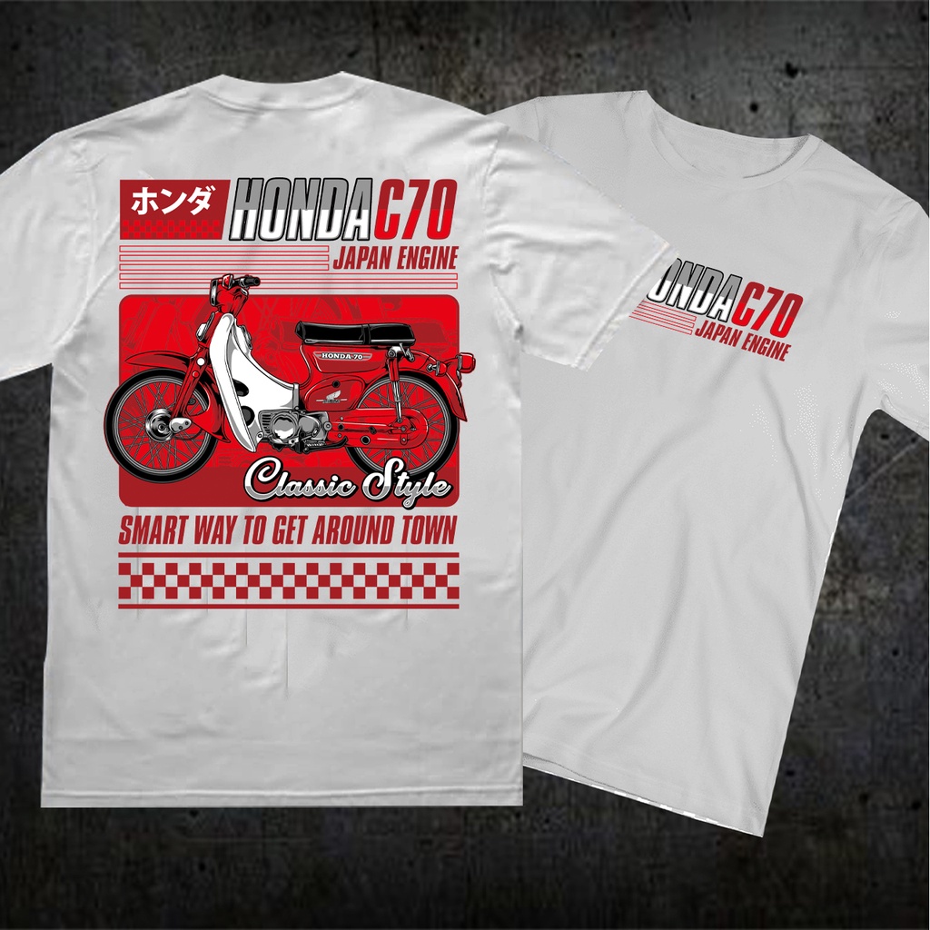 Jual Kaos Honda C70 Kaos Motor Honda C70 Baju Motor C70 Baju