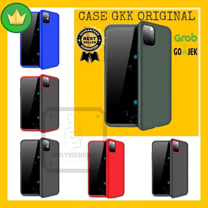 CASE IPHONE 11 / 11 PRO / 11 PRO MAX GKK 3 IN 1 ORIGINAL HARD COVER PC