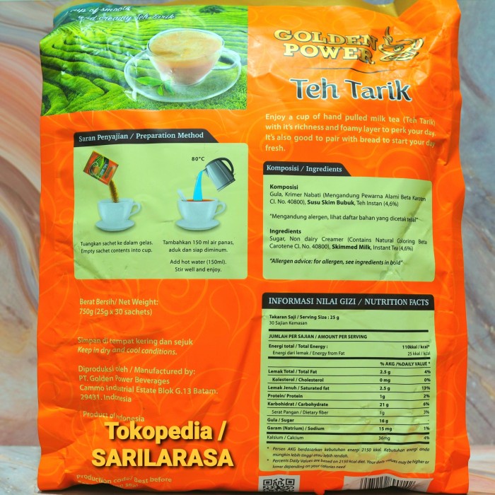 

Ayo Dicoba!! Golden Power Teh Tarik 3in1