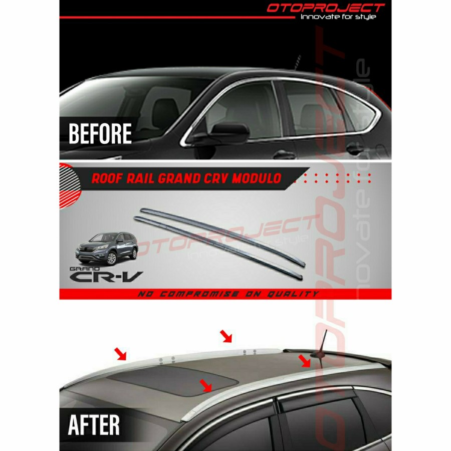 Roof Rail Grand CRV Modulo Design