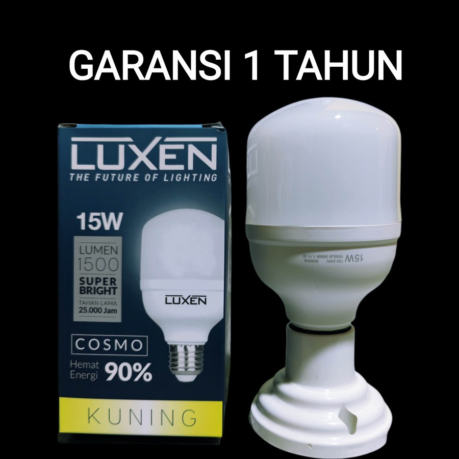 LUXEN COSMO LAMPU LED CAPSULE 15W 15 WATT SNI ORIGINAL BAGUS