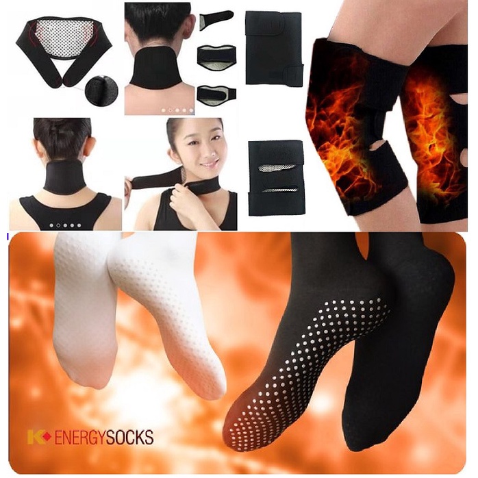SABUK Terapi Leher LUTUT KAOS KAKI Magnetic Therapy Massager alat terapi sehat