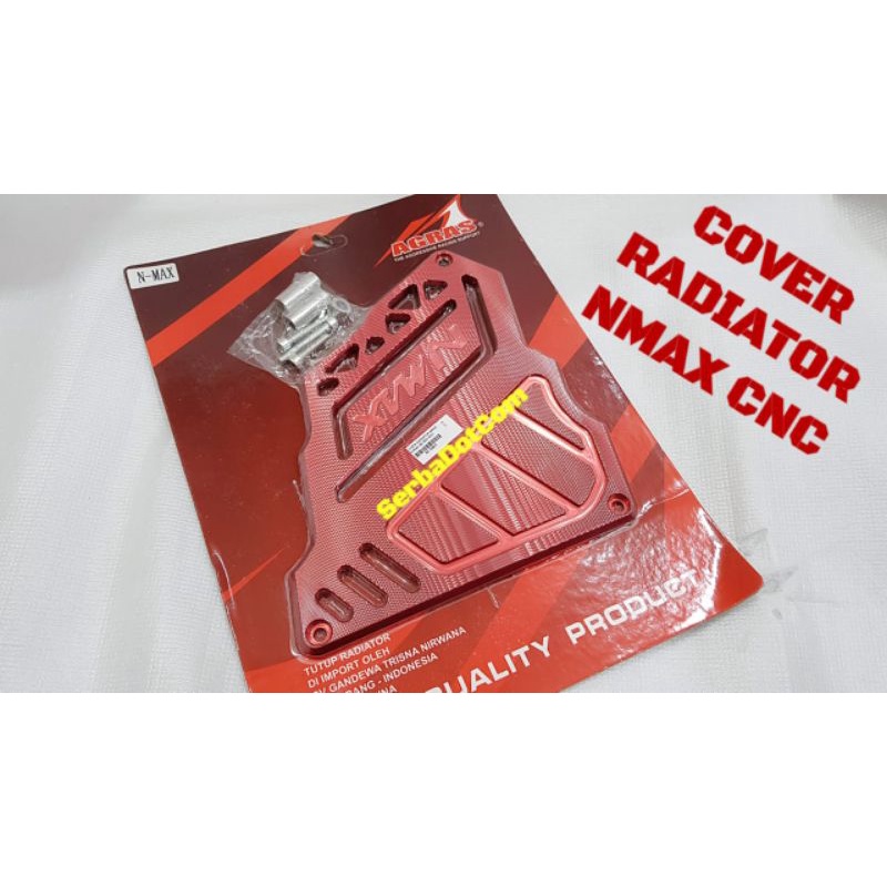 COVER TUTUP RADIATOR NMAX 3001 AGRAS FULL CNC ORIGINAL not emc gmc fastbike kipas
